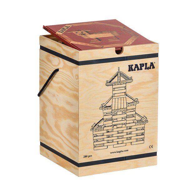 Kapla bricks 280 pcs - Red book (kapla280)