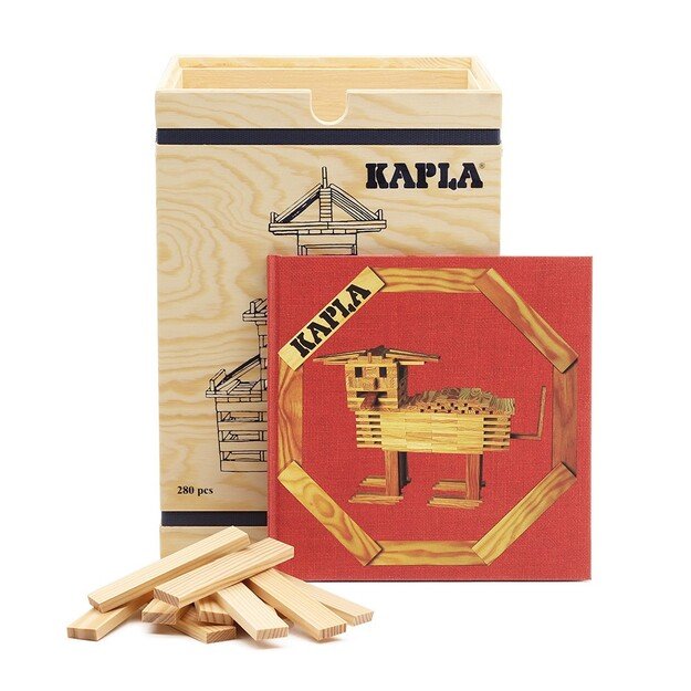 Kapla bricks 280 pcs - Red book (kapla280)