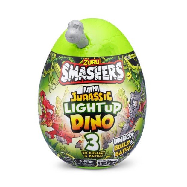 SMASHERS- JURASSIC -SERIES 1 Mini Jurassic Light-Up Dino - (74107)