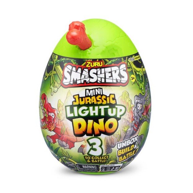 SMASHERS- JURASSIC -SERIES 1 Mini Jurassic Light-Up Dino - (74107)