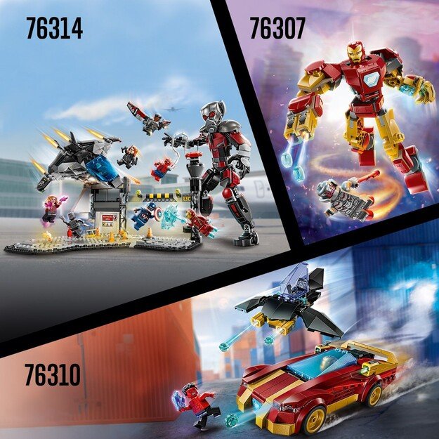 LEGO - Super Heroes - MARVEL Logo & Minifigures (76313)