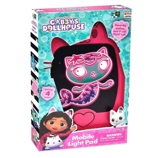 Big Glow - Gabby's Dollhouse Mini drawing board with light - (107101)