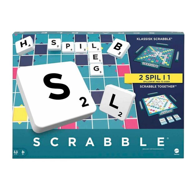Mattel Games - Scrabble ORIGINAL Denmark - (967-2407)