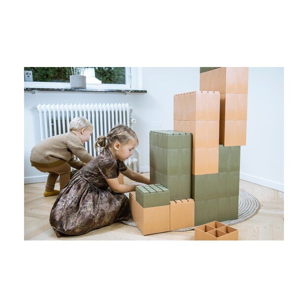Dantoy - Building Blocks - Orange and Green (6994)