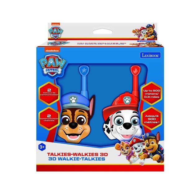 Lexibook - 3D Paw Patrol Walkie Talkies - (TW18PA)
