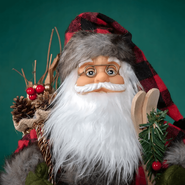 ŚWIĘTY MIKOŁAJ SKANDYNAWSKI FIGURKA ŚWIĄTECZNA NA ŚWIĘTA PREMIUM 45CM 19