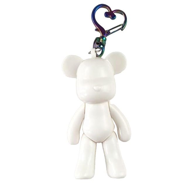 DIAMOND PAINTING DIAMOND EMBROIDERY DIY KIT KEYRING BEAR KEY RING 6.5 CM