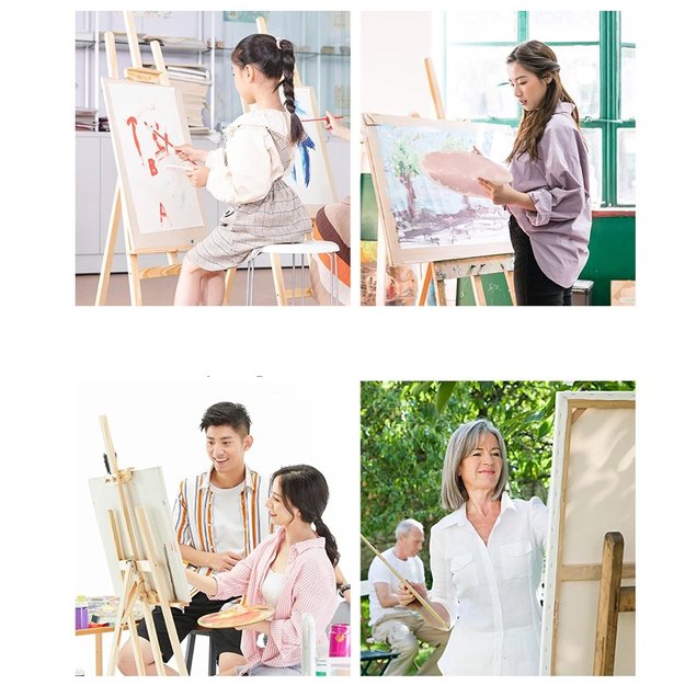 Tapyba skaičiais paveikslas su rėmeliu „pasidaryk pats“ rinkinys teptukai dažų drobė 20x20