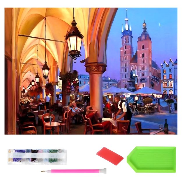 HAFT DIAMENTOWY DUŻY 120x60 Diamond Painting Mozaika Diamentowa XXL ZESTAW 