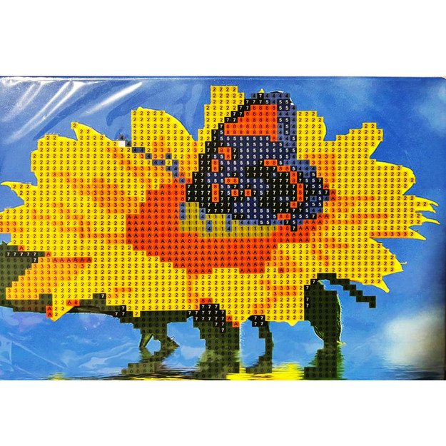 DIAMOND PAINTING HAFT DIAMENTOWY MOZAIKA ZESTAW SZTALUGA 15x20cm DLA DZIECI 13
