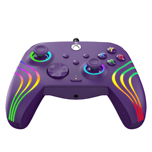 PDP Afterglow Wave Wired Controller - Purple 9