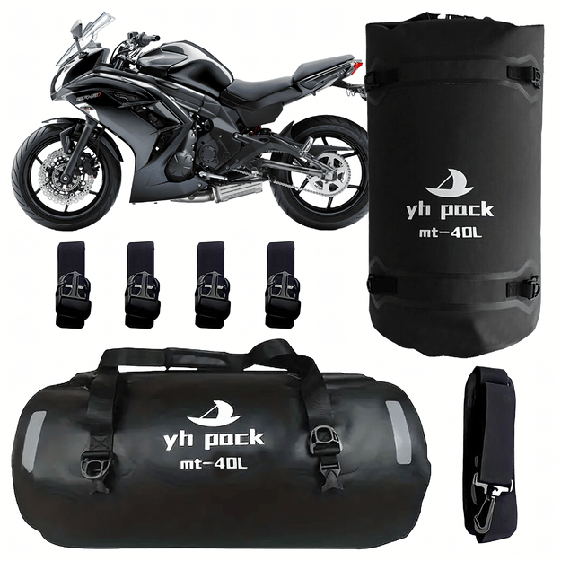 Wodoodporna Torba Motocyklowa na Motor Rower Ramię Sakwa Bagażowa 40L