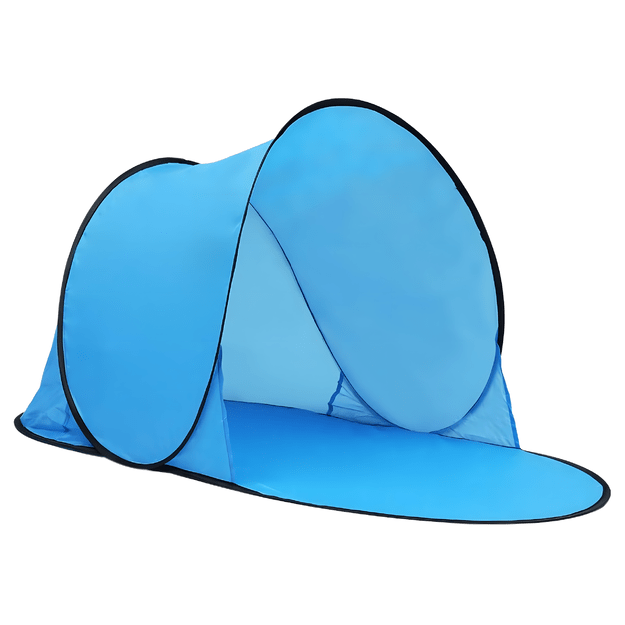 Iššokanti paplūdimio palapinė su tinkleliu, savaime išsiskleidžianti, automatinė, didelė, sodui