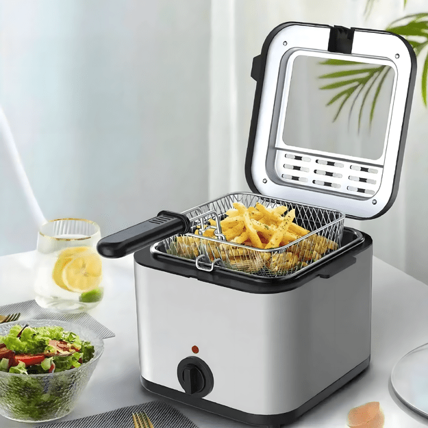 Frytkownica Tradycyjna Deep fryer Olejowa 2,5L do Frytek Ryb Mocna 1000W 8