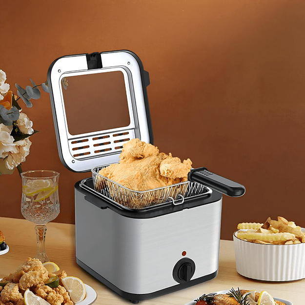 Frytkownica Tradycyjna Deep fryer Olejowa 2,5L do Frytek Ryb Mocna 1000W 7