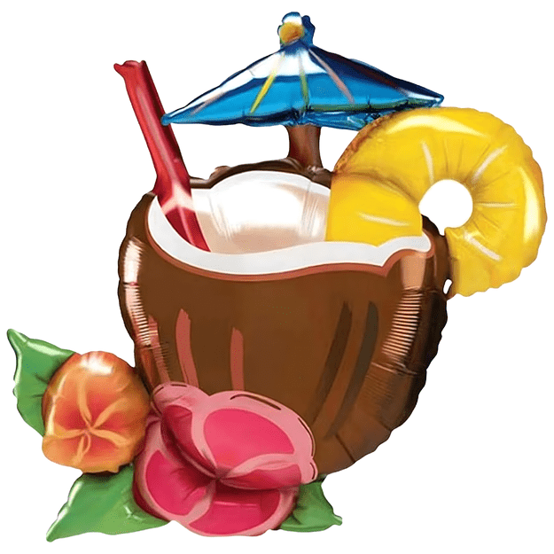 Zestaw Balonów Aloha Hawajskie na Urodziny Urodzinowe Przyjęcia 5 szt 10