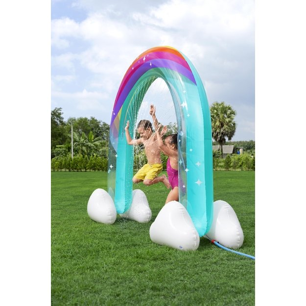„Bestway 52732“ pripučiama vandens užuolaida su purkštuvų sistema, „Rainbow Garden“, 221 x 71 x 19 cm 28