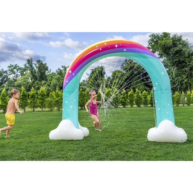 „Bestway 52732“ pripučiama vandens užuolaida su purkštuvų sistema, „Rainbow Garden“, 221 x 71 x 19 cm 33