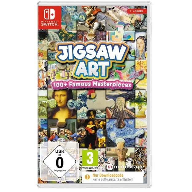 Jigsaw Art: 100 + Famous Masterpieces (DE/Multi in Game) (Code In Box)
      
        - Nintendo Switch