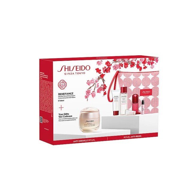 Shiseido - Benefiance Wrinkle Smoothing Cream Pounch - Giftset 1