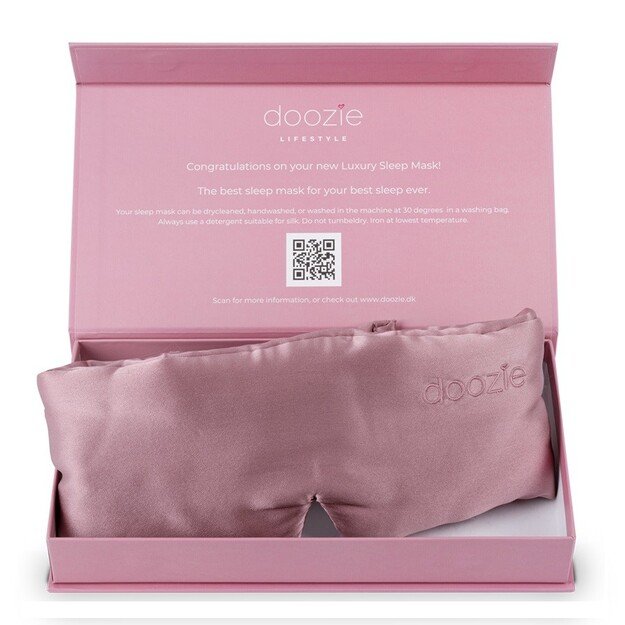 doozie - Luxury Sleep Mask Dusty Rose 3