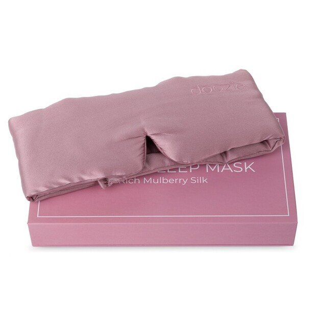 doozie - Luxury Sleep Mask Dusty Rose 1