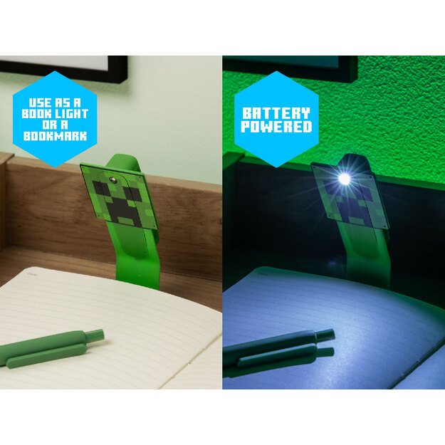 Minecraft Creeper Book Light 2
