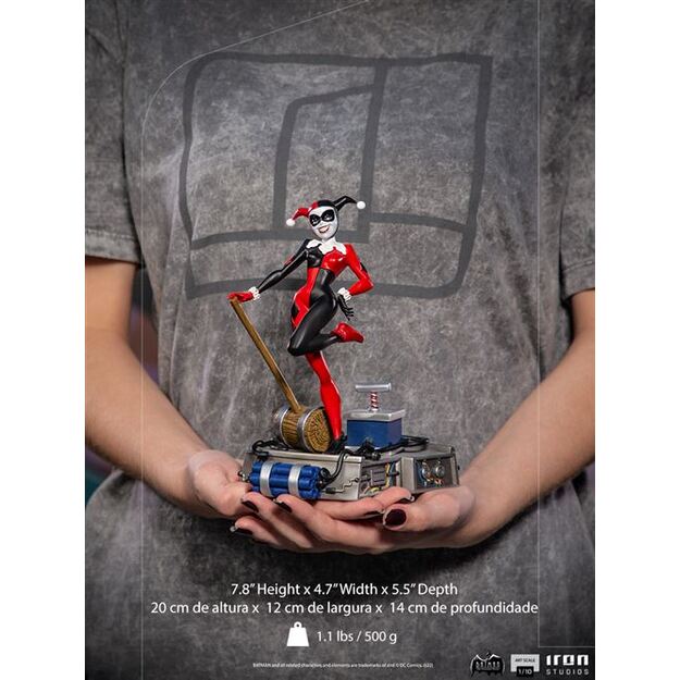 IronStudios - DC Comics Batman Animated Series: 1:10 Art Scale Statue - Harley Quinn 2