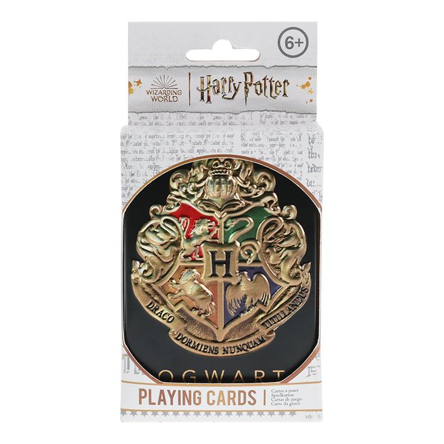 HOGWARTS PLAYING CARDS IN A TIN BLACK 1