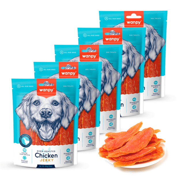 wanpy - Chicken Jerky Value Pack - 454g 1
