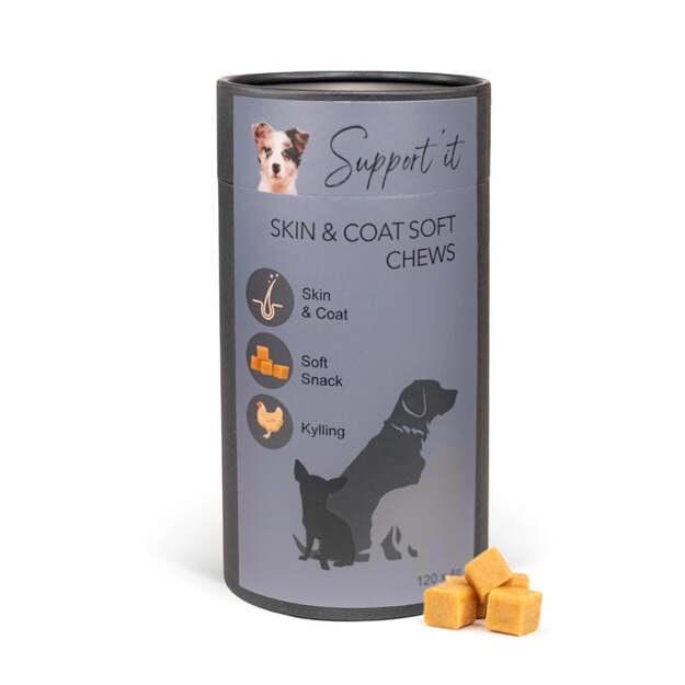 Support it - Skin & Coat Soft Chews - 120 pieces