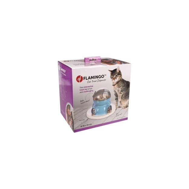 Flamingo - Cat treat dispenser  - 26x26x20cm