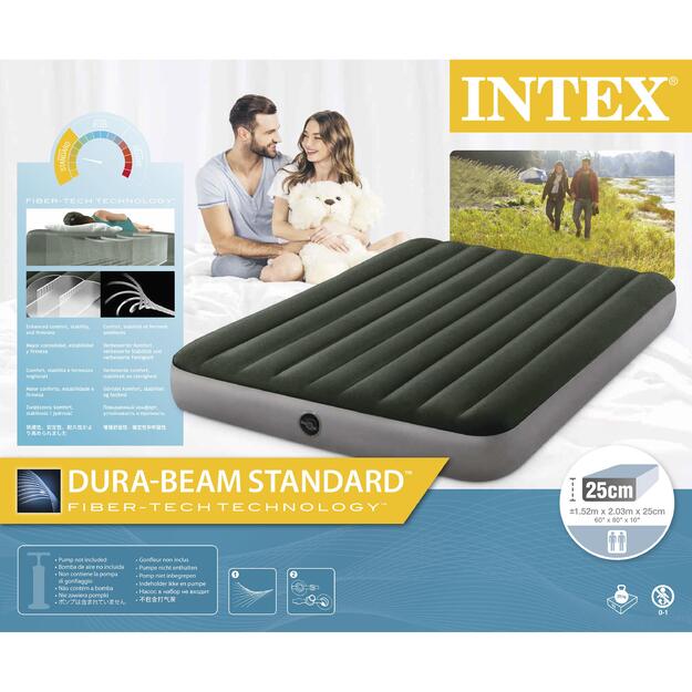 INTEX - Queen Dura-Beam Prestige Downy Airbed 152 x 203 x 25cm (64109) 2
