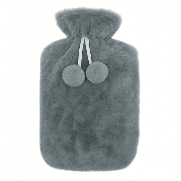 Mažas vandens termoforas 0,5 l su dangteliu Pliušinis guminis šildytuvas džemperyje