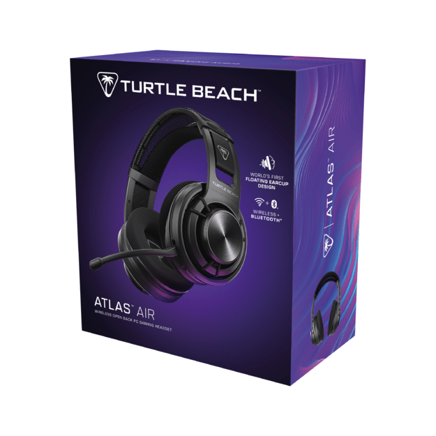Turtle Beach Atlas Air Wireless Headset - Black-Multiformat 8