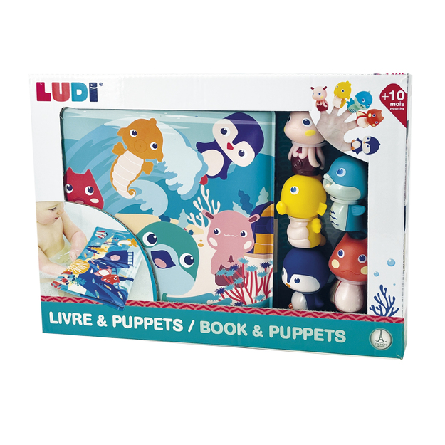 Ludi - Bath book and Finger figures  - (LU40018)