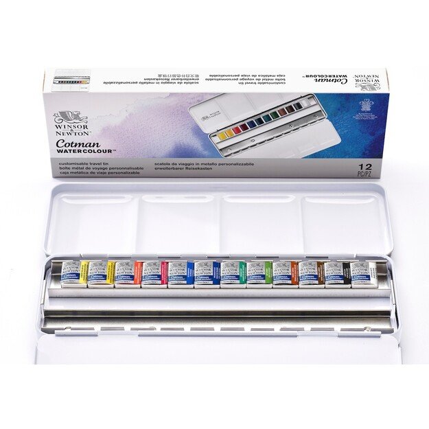 Winsor & Newton - Cotman Watercolor (12x½-pan) (830839)