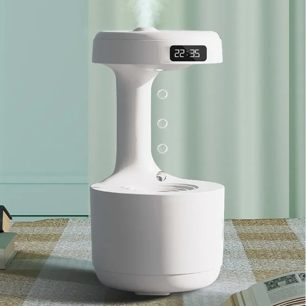 DRĖKINTUVAS ORO VALYTUVAS ANTIGRAVITACINIS DIFUZORIUS NAKTINIS LEMPUTĖ 800ML