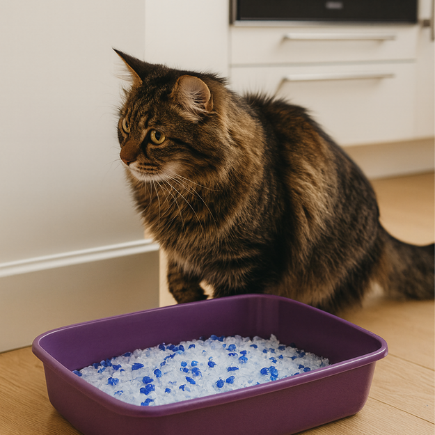 8x silikona kaķu pakaiši kaķu kastei, neveido kunkuļus, bez putekļiem, efektīvi