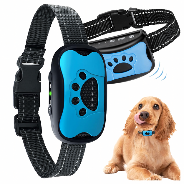 Elektriskā suņu apmācības kakla siksna ūdensizturīgai ganu apkaklei