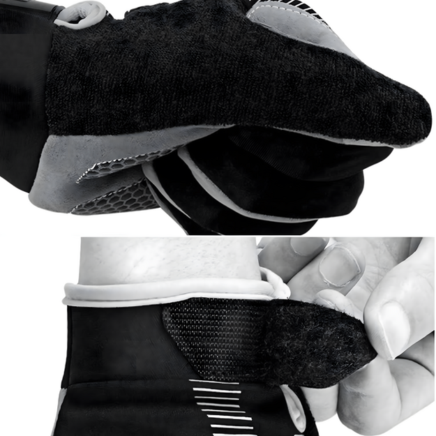 Ziemas skārienekrāna sporta riteņbraukšanas cimdi ar pilnu pirkstu skaitu skriešanai L