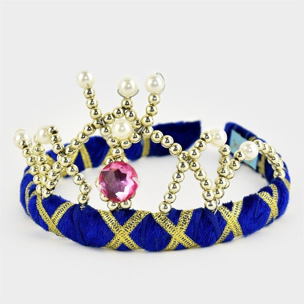 Den Goda Fen - Velvet Tiara - Blue (14 cm) (F2535)