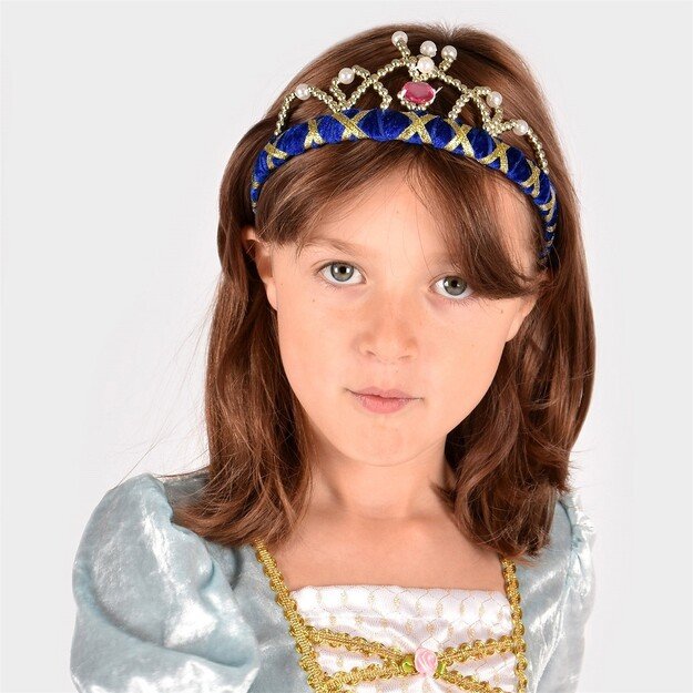 Den Goda Fen - Velvet Tiara - Blue (14 cm) (F2535)
