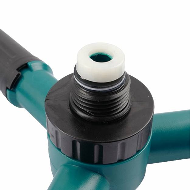 360° rotējošs dārza smidzinātājs ar trim svirām dārza zāliena apūdeņošanai