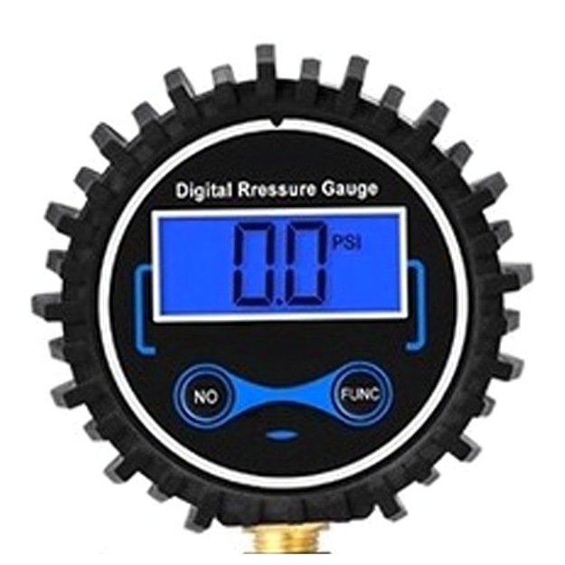 Digitālais pistoles ar elektronisko spiediena mērītāju riepu un riteņu piepūšanai, 14 bar sūknis