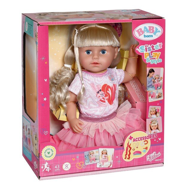 BABY born - Sister Style & Play 43cm (833018)