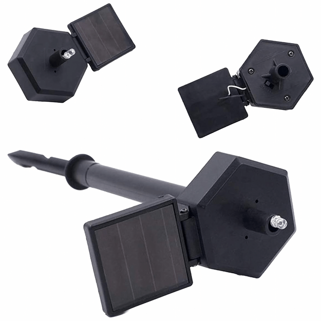 Saules dārza lampa LED pūcei Liela lampa dārza dekorēšanai