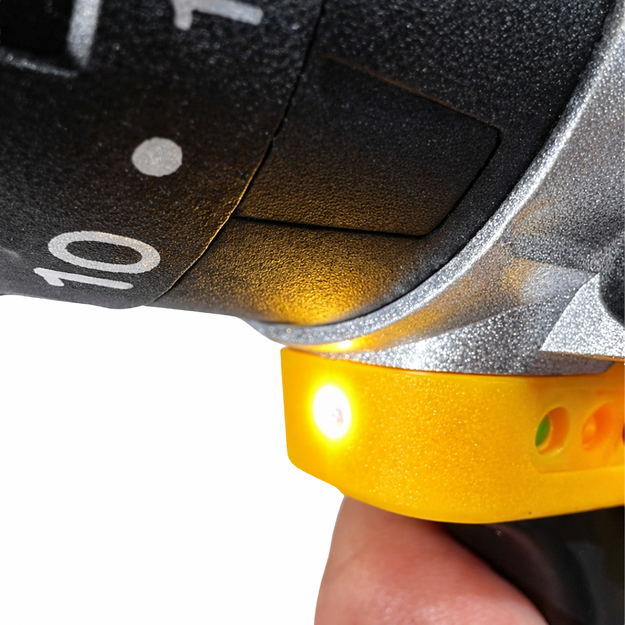 Akumuliatorinių gręžtuvų ir atsuktuvų dėklas 2 x Aku 18V 2 Ah Led