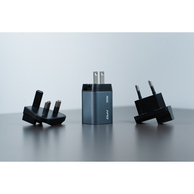 Verbatim - GNC-35 GaN Charger 2 Port 35W USB-A/USB-C