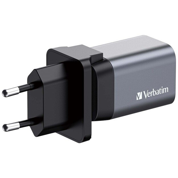 Verbatim - GNC-35 GaN Charger 2 Port 35W USB-A/USB-C
